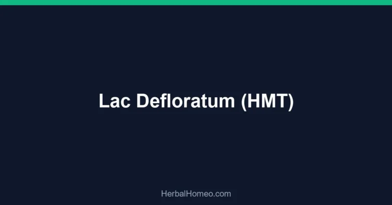 Lac Defloratum (HMT)