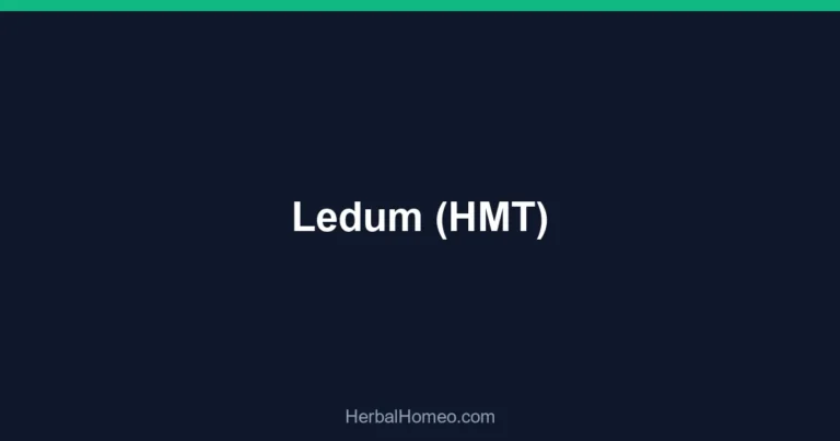 Ledum (HMT)