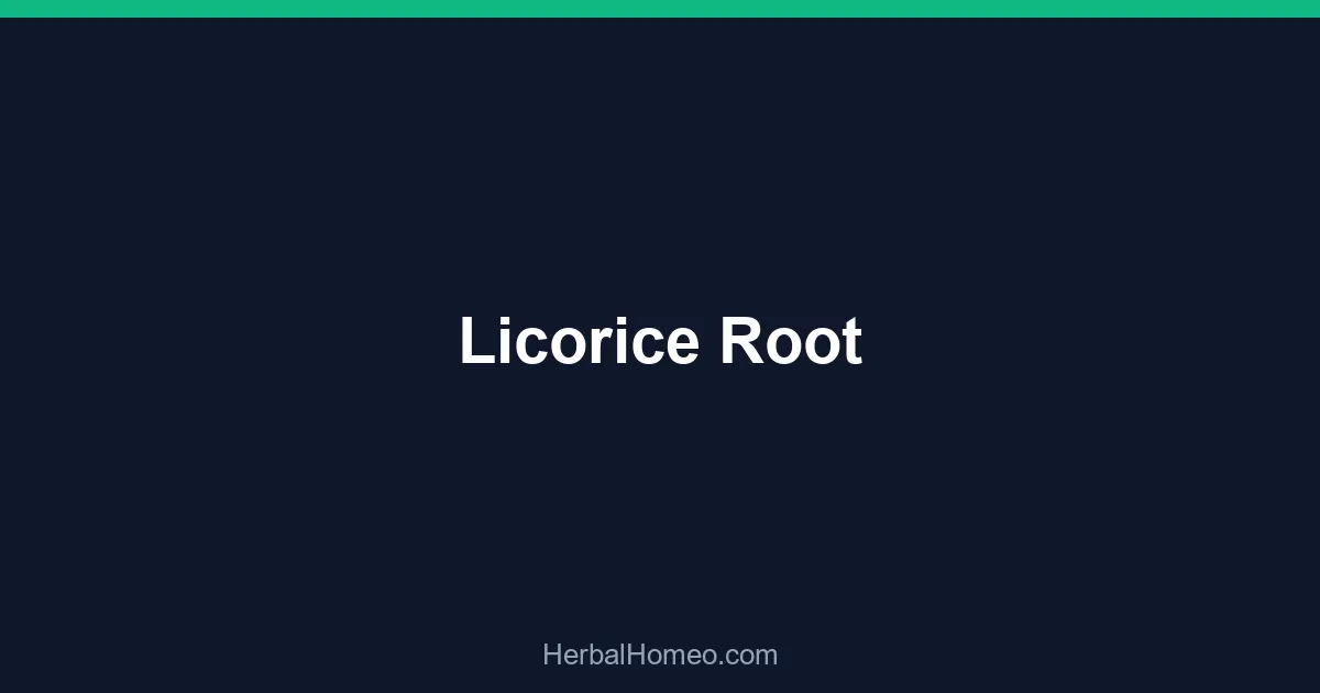 Licorice Root