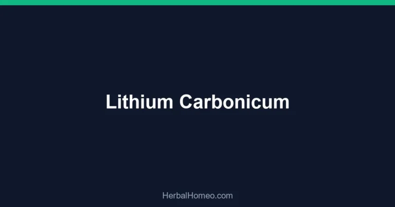 Lithium Carbonicum