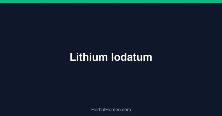 Lithium Iodatum