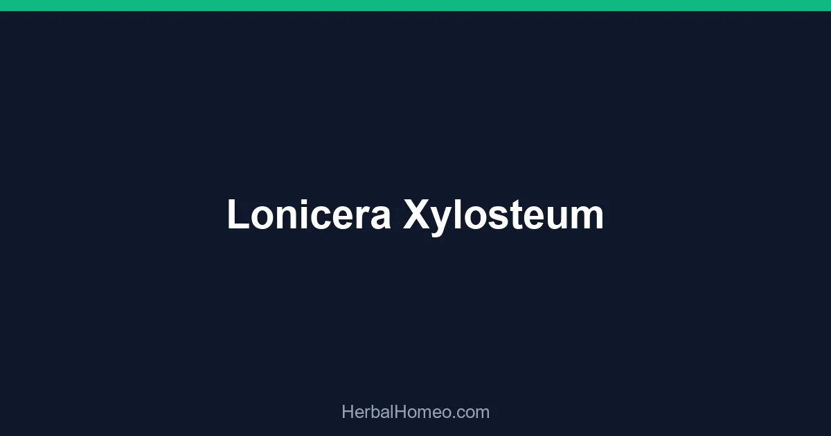 Lonicera Xylosteum