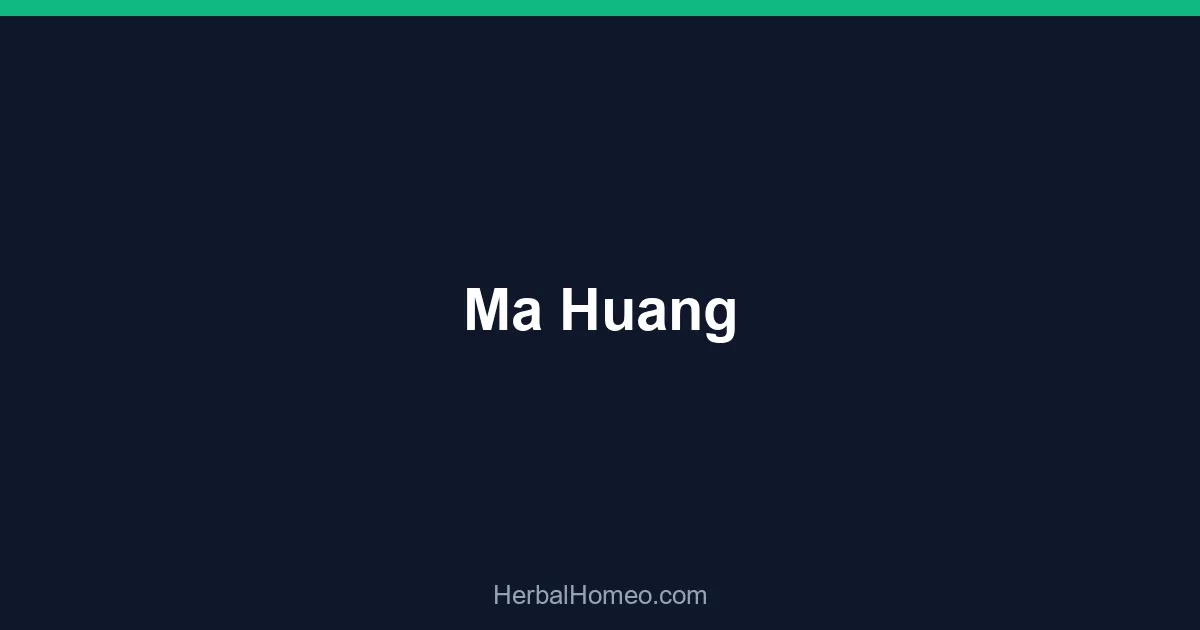 Ma Huang