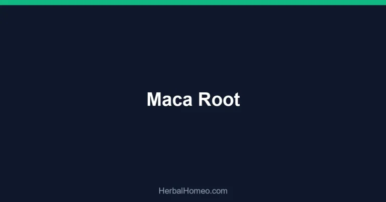 Maca Root