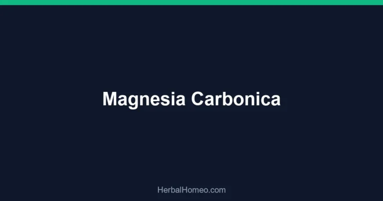 Magnesia Carbonica
