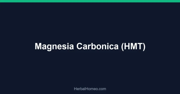 Magnesia Carbonica (HMT)