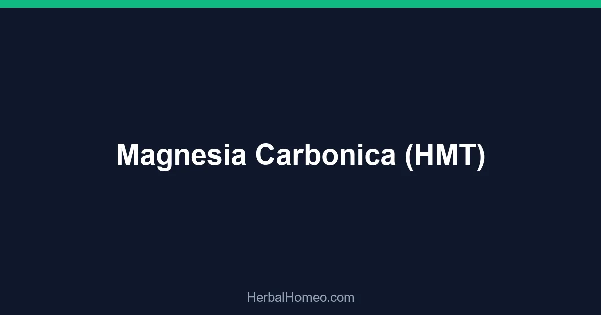 Magnesia Carbonica (HMT)