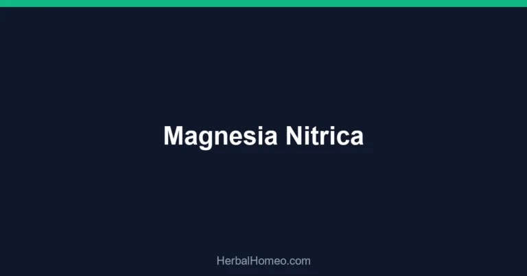 Magnesia Nitrica