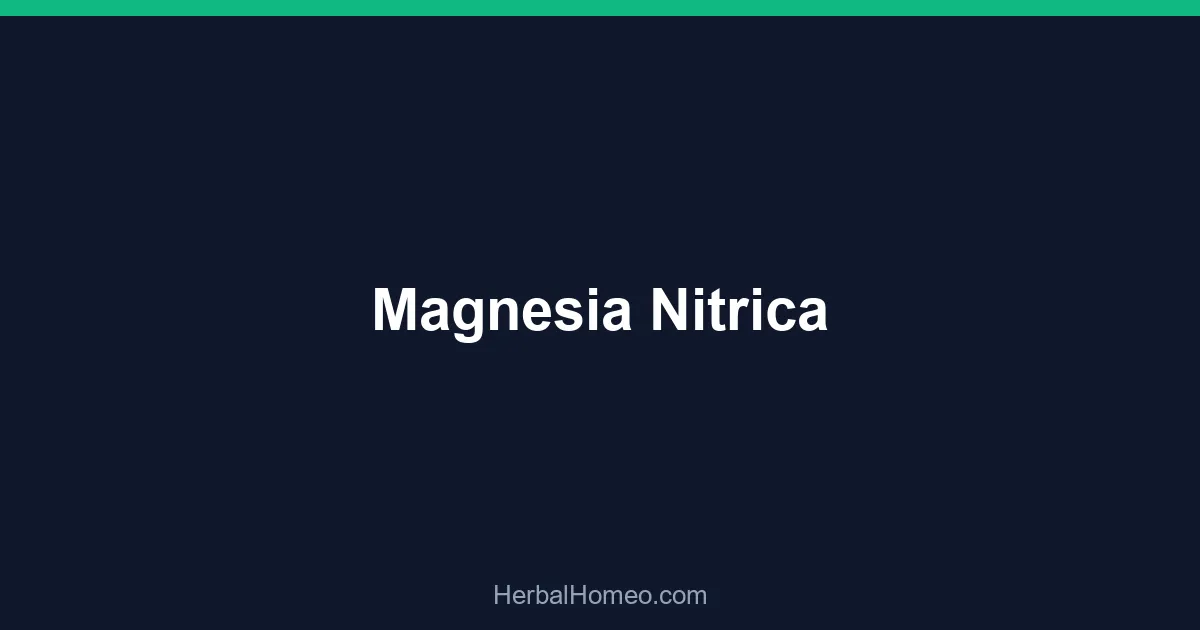 Magnesia Nitrica