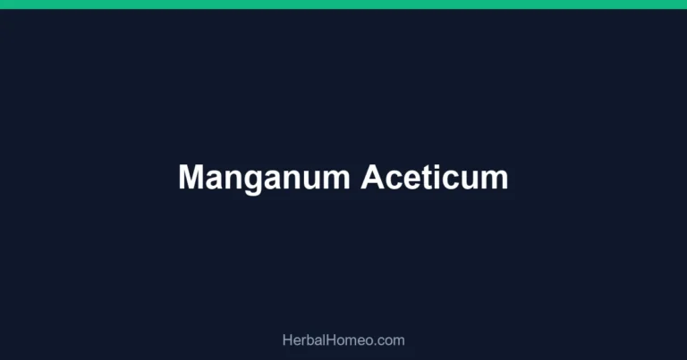 Manganum Aceticum