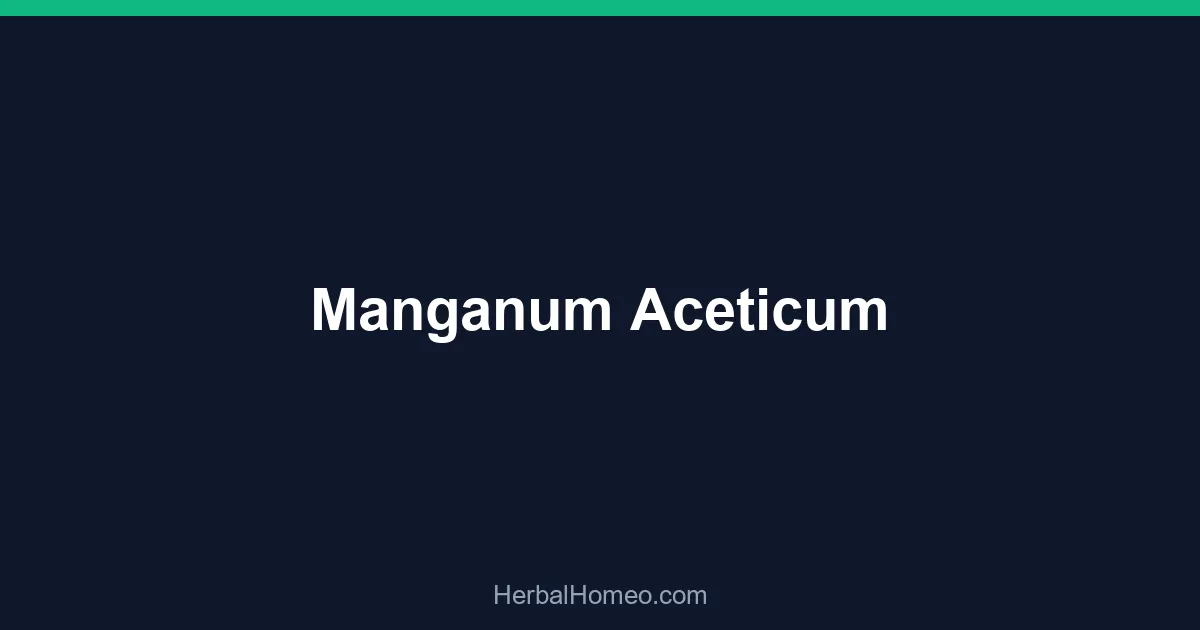 Manganum Aceticum