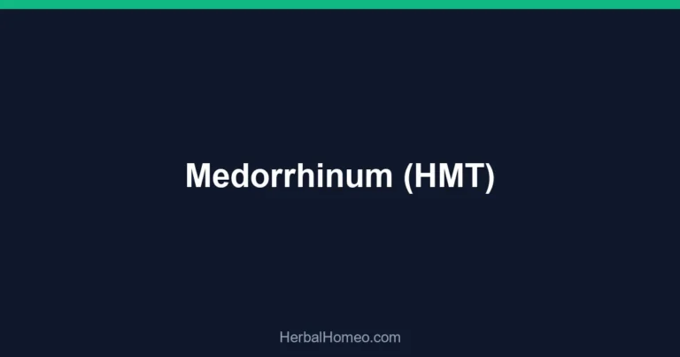 Medorrhinum (HMT)