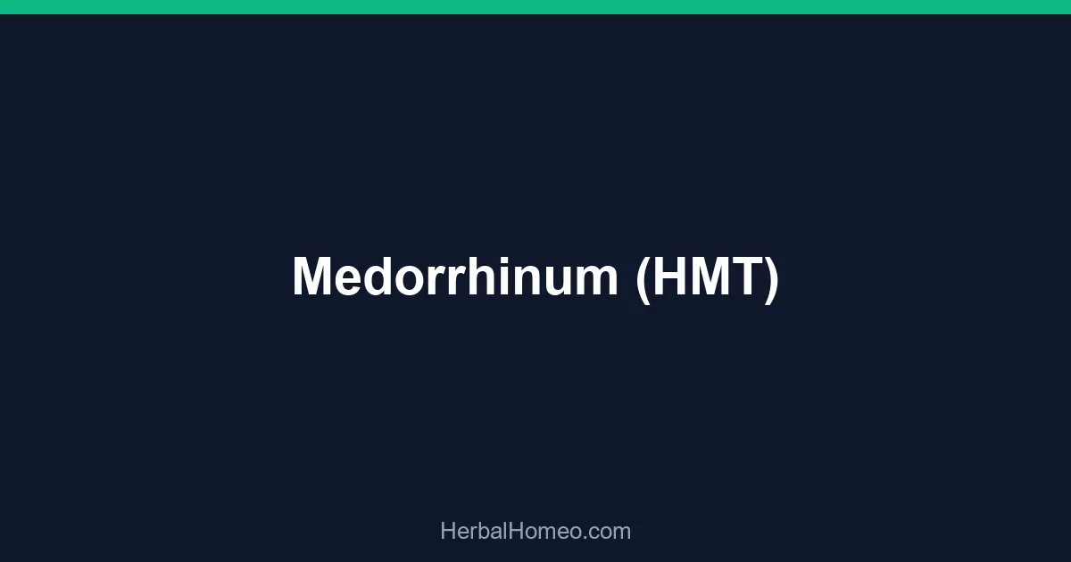 Medorrhinum (HMT)