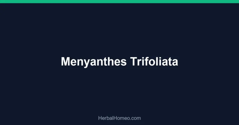 Menyanthes Trifoliata
