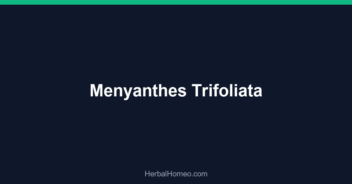 Menyanthes Trifoliata