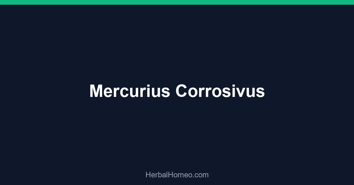 Mercurius Corrosivus