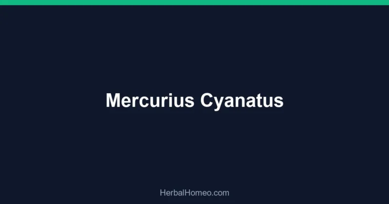 Mercurius Cyanatus