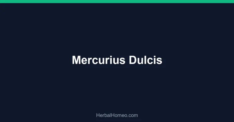 Mercurius Dulcis