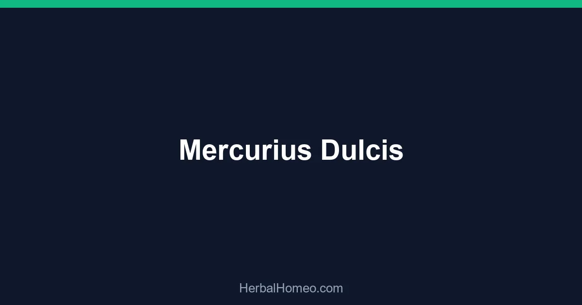 Mercurius Dulcis