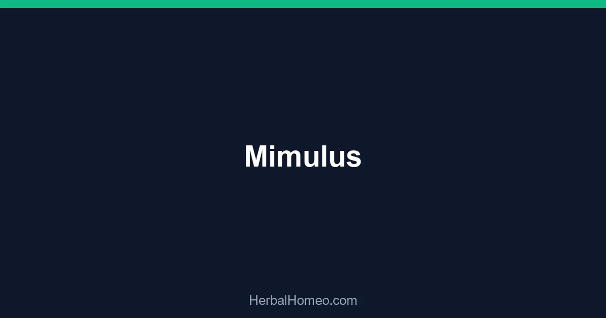 Mimulus
