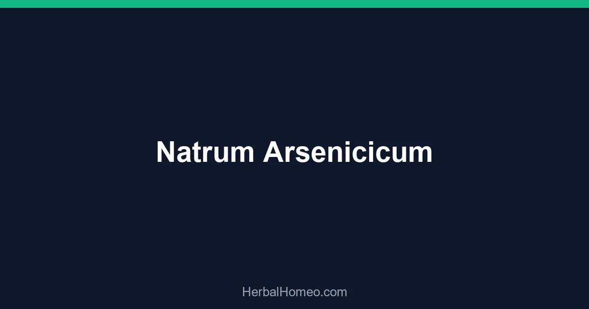Natrum Arsenicicum