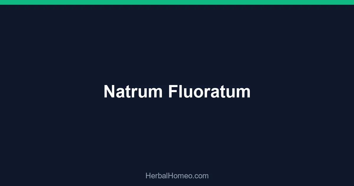 Natrum Fluoratum