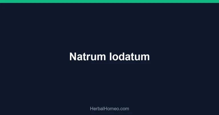 Natrum Iodatum