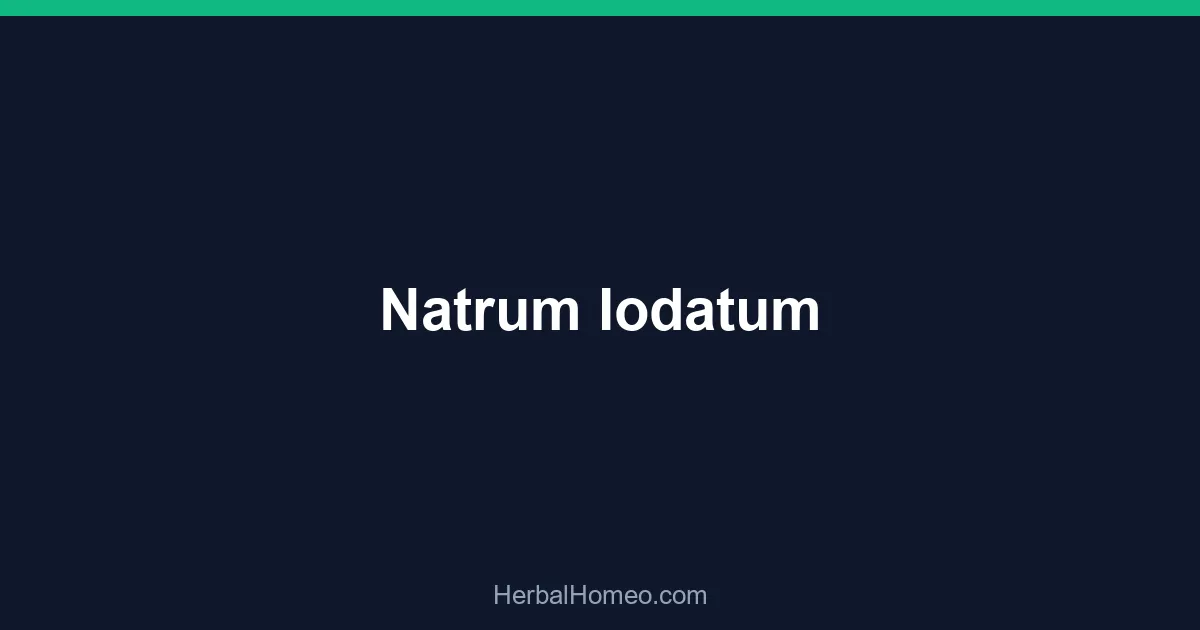 Natrum Iodatum