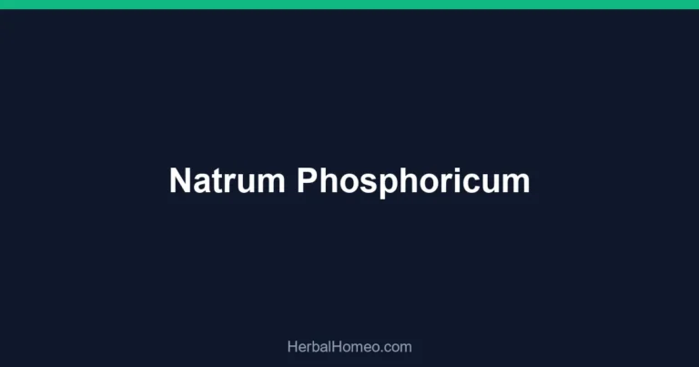 Natrum Phosphoricum