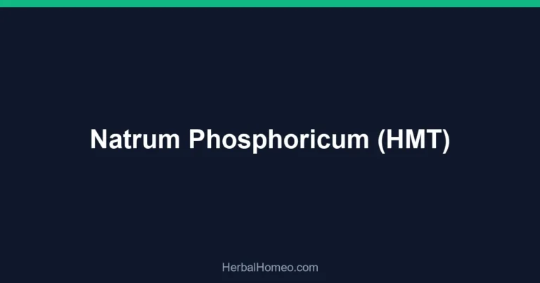 Natrum Phosphoricum (HMT)