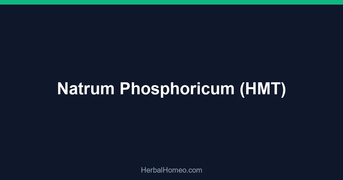 Natrum Phosphoricum (HMT)