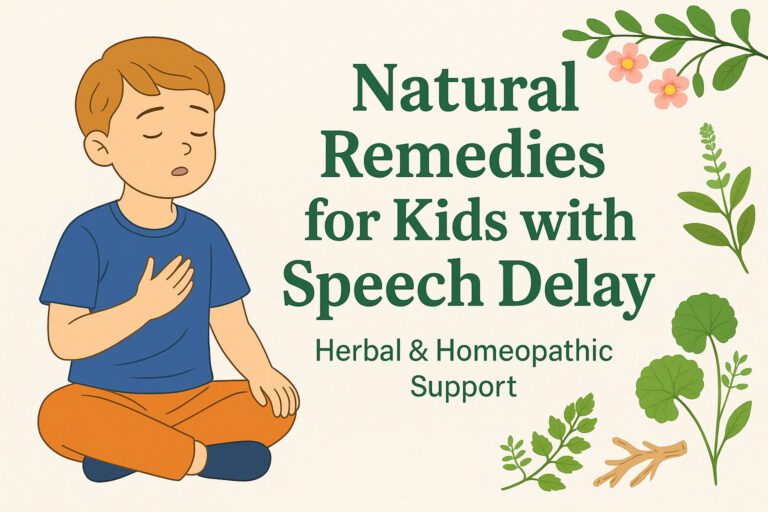 Natural Remedies for Kids with Speech Delay