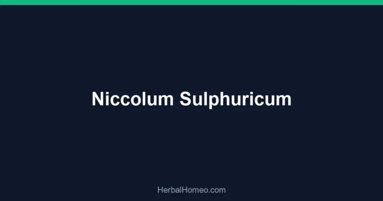 Niccolum Sulphuricum
