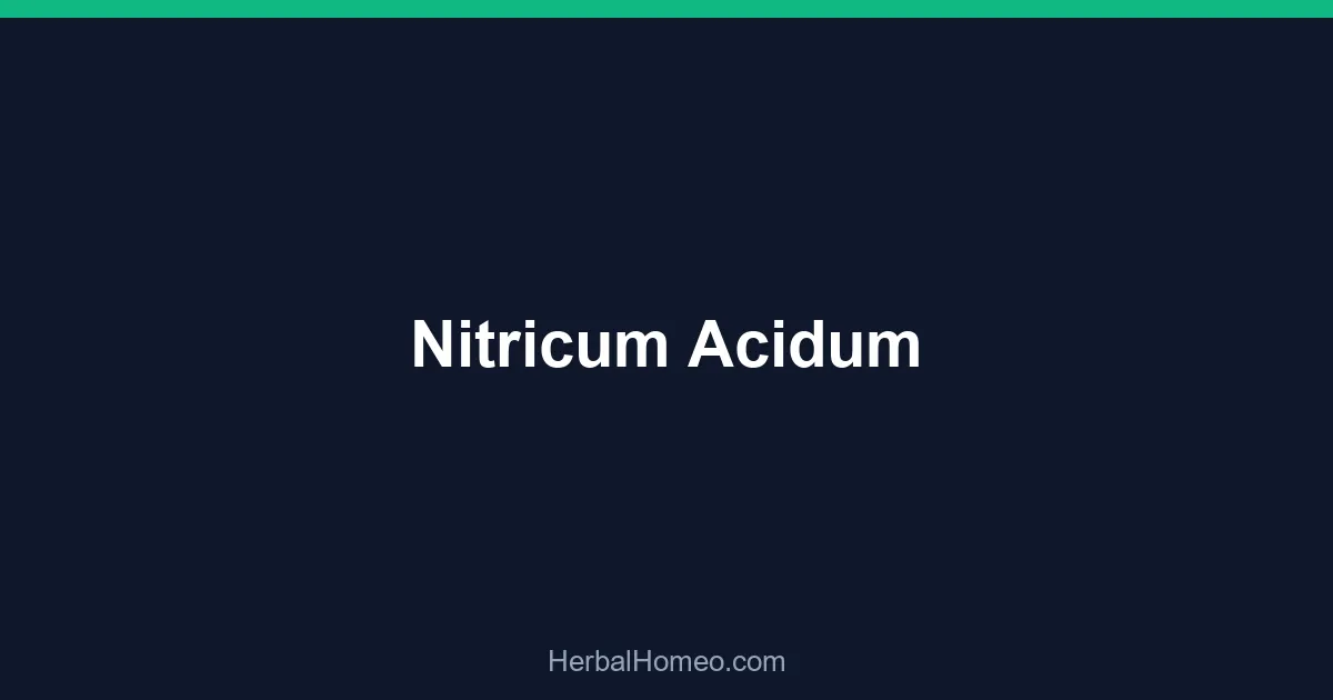 Nitricum Acidum