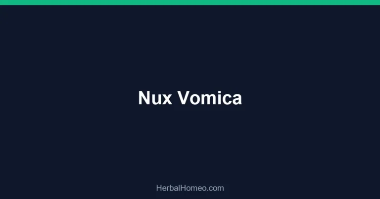Nux Vomica
