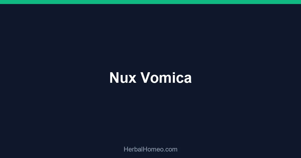 Nux Vomica