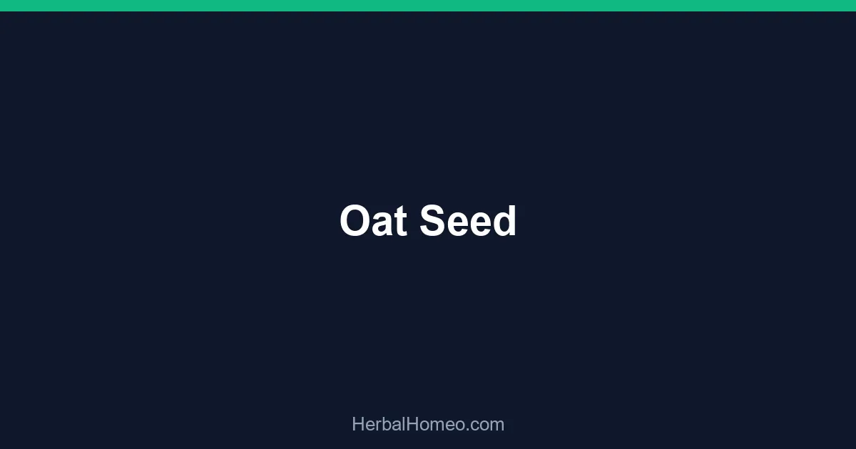 Oat Seed