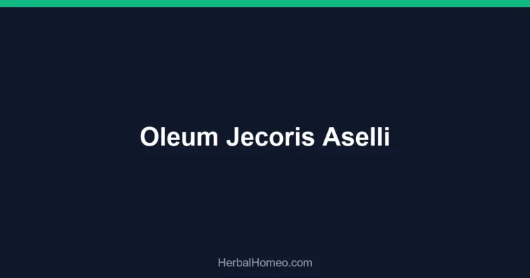 Oleum Jecoris Aselli
