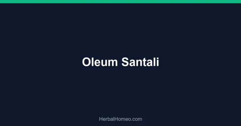 Oleum Santali