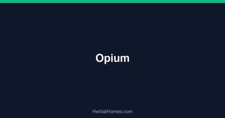 Opium