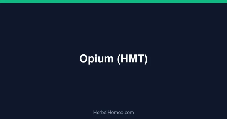 Opium (HMT)