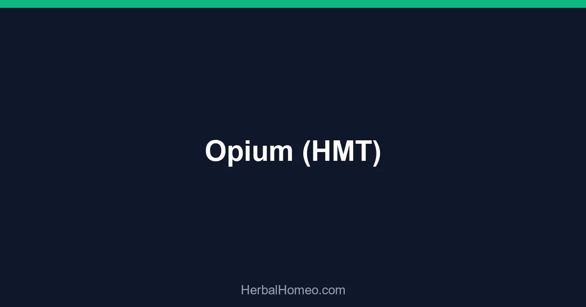 Opium (HMT)