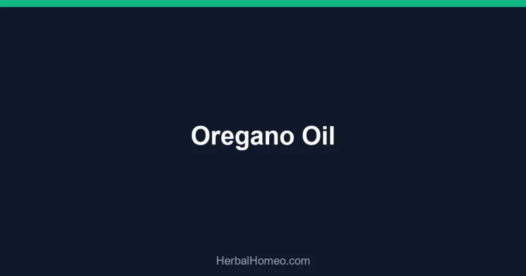 Oregano Oil