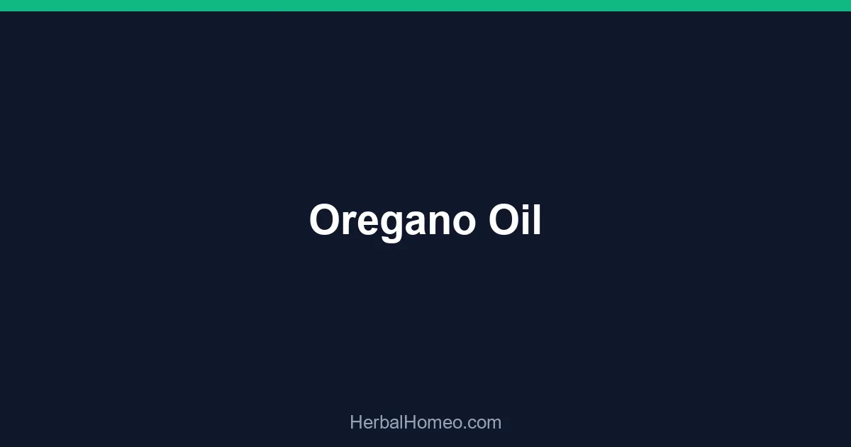 Oregano Oil
