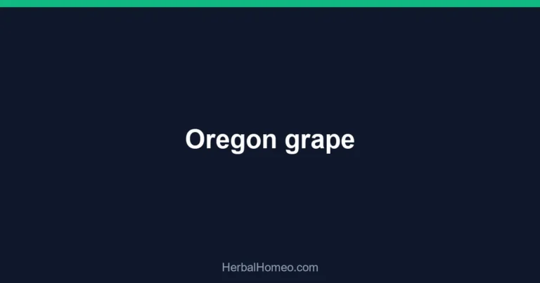 Oregon grape