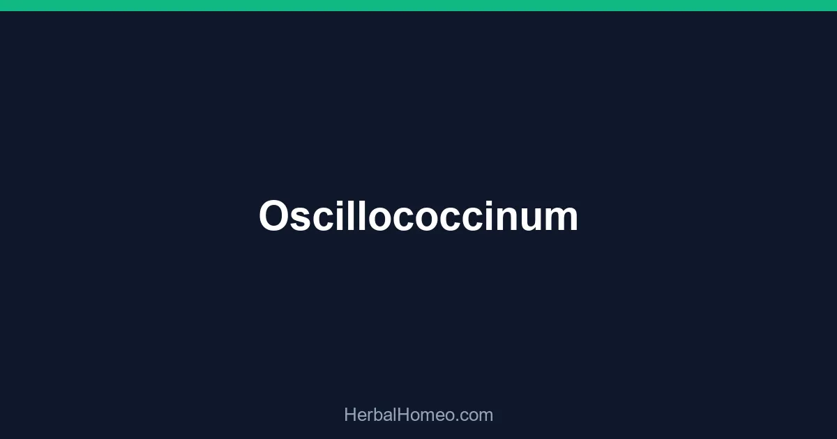 Oscillococcinum