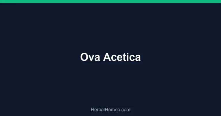 Ova Acetica
