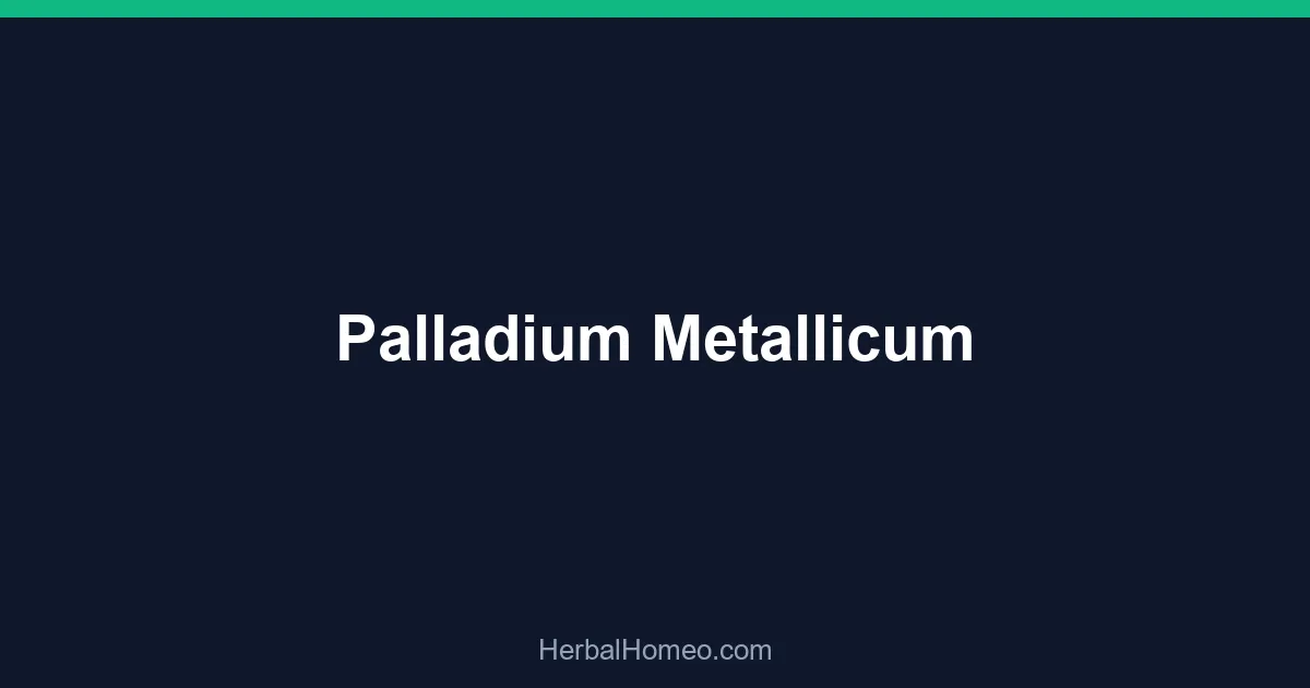 Palladium Metallicum
