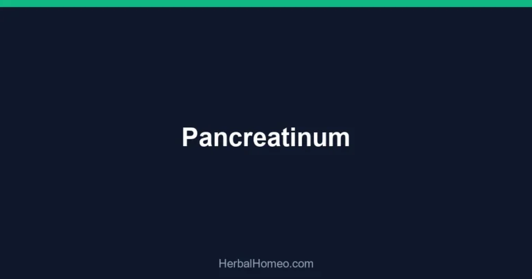 Pancreatinum