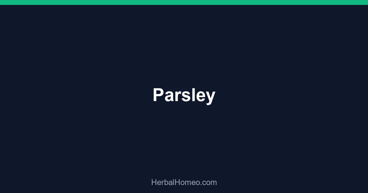 Parsley